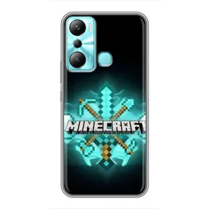Чехол майнкрафт для Infinix Hot 20i (X665E) (MineCraft 2)