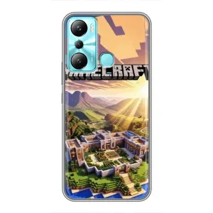 Чехол майнкрафт для Infinix Hot 20i (X665E) (MINECRAFT)