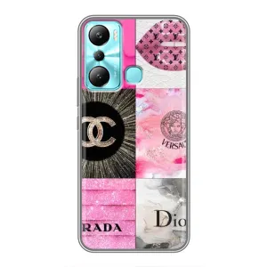 Чехол (Dior, Prada, YSL, Chanel) для Infinix Hot 20i (X665E) (Модница)