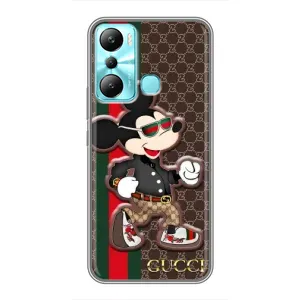 Чехлы Бренд GUCCI для Infinix Hot 20i (X665E) (Маус Гуччи)