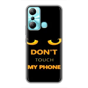 Чехол с Прикольным принтом на Infinix Hot 20i (X665E) (Не трогай мой телефон)