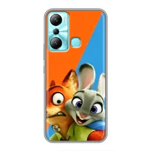 Чехлы ЗВЕРОПОЛИС для Infinix Hot 20i (X665E) (Ник и Хопс)