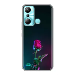 Чехлы с принтом Розочки для Infinix Hot 20i (X665E) (Ночная роза)