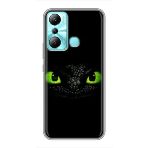 Чехол дракон Беззубик для Infinix Hot 20i (X665E) (Глаза Беззубика)