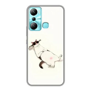 Чехол на тематику: Коты для Infinix Hot 20i (X665E) (Отдых)
