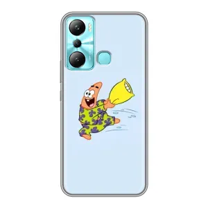 Чехлы с Патриком на Infinix Hot 20i (X665E) (Патрик с подушкой)