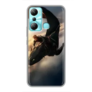 Чехол дракон Беззубик для Infinix Hot 20i (X665E) (Полет Беззубика)