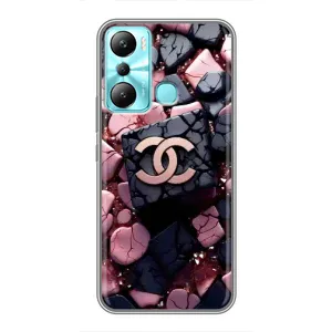 Чехол (Dior, Prada, YSL, Chanel) для Infinix Hot 20i (X665E) (Шанель)