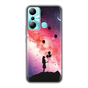 Силиконовые Чехлы Любимому человеку для Infinix Hot 20i (X665E) (Шарики в небе)