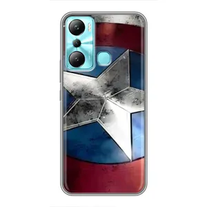 Чехол с Щитом Капитана Америки на Infinix Hot 20i (X665E) (Щит Капитана Америки)