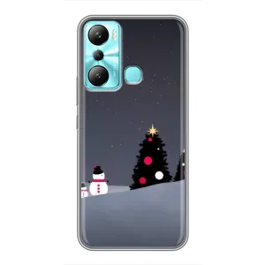 Чехлы на Новый Год Infinix Hot 20i (X665E) (Снеговички)
