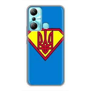 Чехол с картинкой (Патриотический ГЕРБ) на Infinix Hot 20i (X665E) (Super - Герб)