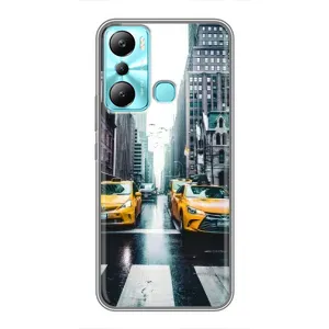Силиконовый бампер (Работники) на Infinix Hot 20i (X665E) (Такси)