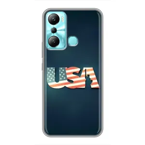 Чехол Флаг USA для Infinix Hot 20i (X665E) (USA)