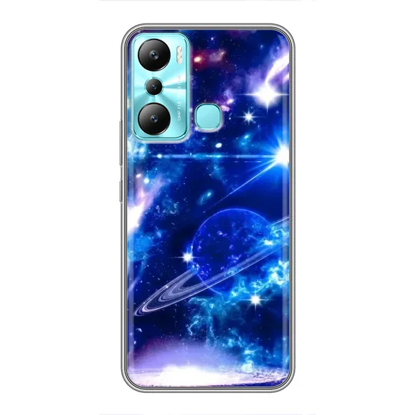 Чехол с рисунком «Яркий космос» для Infinix Hot 20i (X665E)