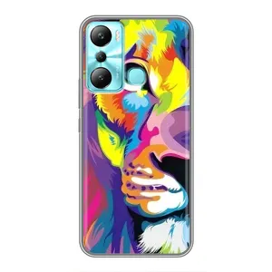 Чехол с картинкой на Infinix Hot 20i (X665E) (Яркий Лев)