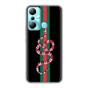 Чехлы Бренд GUCCI для Infinix Hot 20i (X665E) (Змей Гуччи)