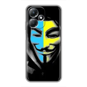 Чехол с Украинской символикой на Инфиникс ХОТ 30 Плей (Анонимус патриот)