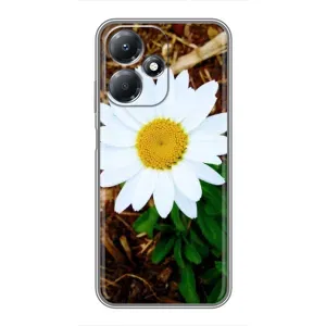 Чохол з ромашками на Infinix Hot 30 Play (Біла ромашка)
