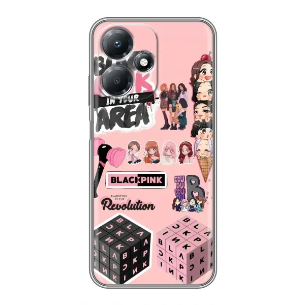 Чехол с рисунком «BLACK PINK коллаж» для Infinix Hot 30 Play Чехол с рисунком «BLACK PINK коллаж» для Infinix Hot 30 Play