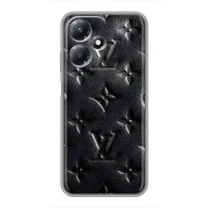 Текстурный Чехол Louis Vuitton для Инфиникс ХОТ 30 Плей (Черный ЛВ)