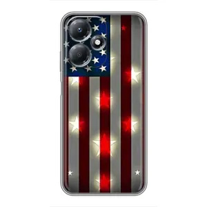Чехол Флаг USA для Infinix Hot 30 Play (Флаг США 2)