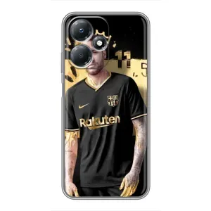 Силиконовый Чехол Infinix Hot 30 Play (Gold Neymar)