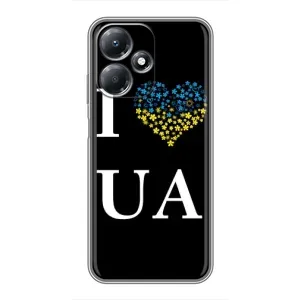Силиконовый Чехол на Infinix Hot 30 Play (Я-Украина) (I Love UA)