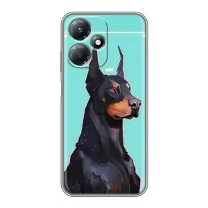 Чехол ДОБЕРМАН для Infinix Hot 30 Play (Король доберман)