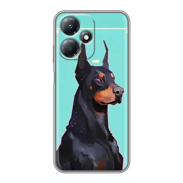 Чехол с рисунком «Король доберман» для Infinix Hot 30 Play Чехол с рисунком «Король доберман» для Infinix Hot 30 Play