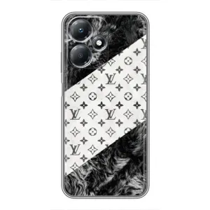 Чехол Стиль Louis Vuitton на Infinix Hot 30 Play (LV на белом)