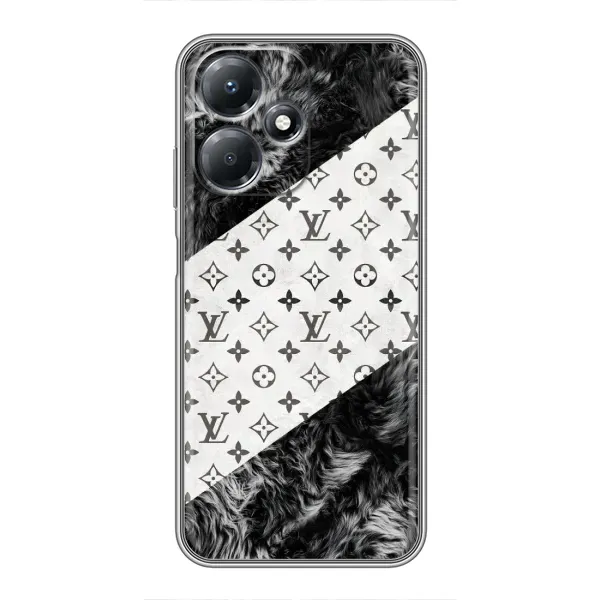 Чехол с рисунком «LV на белом» для Infinix Hot 30 Play