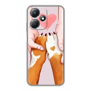 Чехол (ТПУ) Милые собачки для Infinix Hot 30 Play (Любовь к собакам)