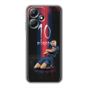 Чехол (TPU) с Футболистом на Infinix Hot 30 Play (MBAPPE 10)