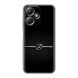 Силиконовый бампер с картинкой машины на Infinix Hot 30 Play (Mercedes)