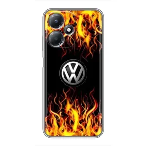 Чехол "Фольксваген" для Infinix Hot 30 Play (Огненный Лого)