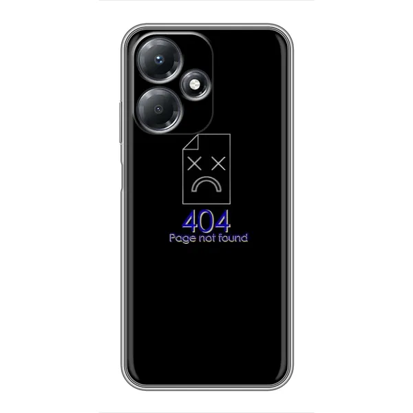 Чехол с рисунком «Ошибка 404» для Infinix Hot 30 Play Чехол с рисунком «Ошибка 404» для Infinix Hot 30 Play