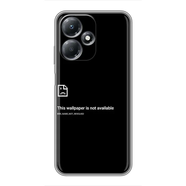 Чехол с рисунком «Ошибка» для Infinix Hot 30 Play Чехол с рисунком «Ошибка» для Infinix Hot 30 Play