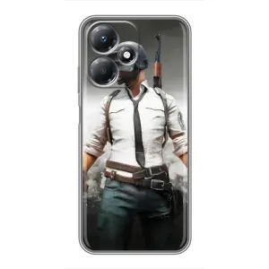 Чохол з картинкою "Герой Pubg" на Infinix Hot 30 Play (Пабг)