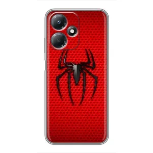 Чехол Супергерой Человека Паука на Infinix Hot 30 Play (Паук марвел)