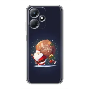 Чехол Санта Клаус для Infinix Hot 30 Play (Подарки от Санты)