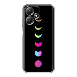 Чехол (ТПУ) с планетами на Infinix Hot 30 Play (Полнолуние)