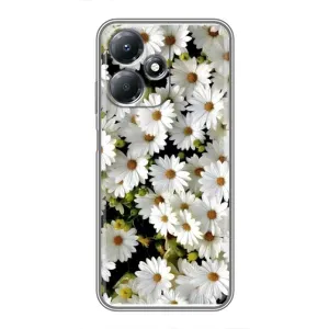 Чохол з ромашками на Infinix Hot 30 Play (Рамка в ромашках)