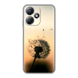 Силіконовий Чохол з кульбабками на Infinix Hot 30 Play (Роздмухана кульбабка)