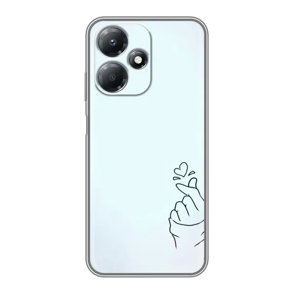 Чехол с рисунком «Сердце на голубом» для Infinix Hot 30 Play Чехол с рисунком «Сердце на голубом» для Infinix Hot 30 Play