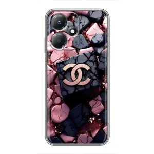 Чохол (Dior, Prada, YSL, Chanel) для Infinix Hot 30 Play (Шанель)