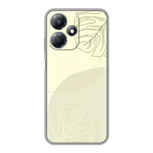 Чохол квітковий дизайн для Infinix Hot 30 Play (Зелений фон)