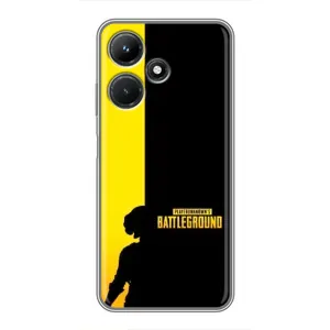 Чохол (TPU) з картинкою "Лого Пабг" на Інфінікс ХОТ 30i (Battlegrounds)