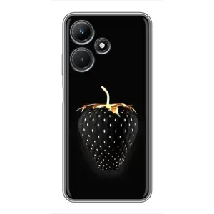 Чохол з зображенням смачної їжі для Infinix Hot 30i (Чорна полуниця)