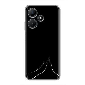 Чехол с картинками на черном фоне для Infinix Hot 30i (Дорога)